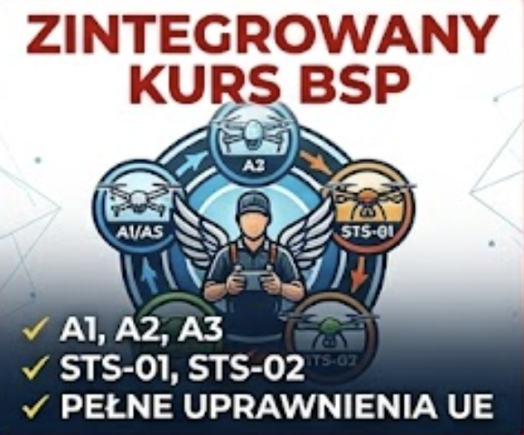 Zintegrowany kurs pilota drona A1/A2/A3/STS-01/STS-02
